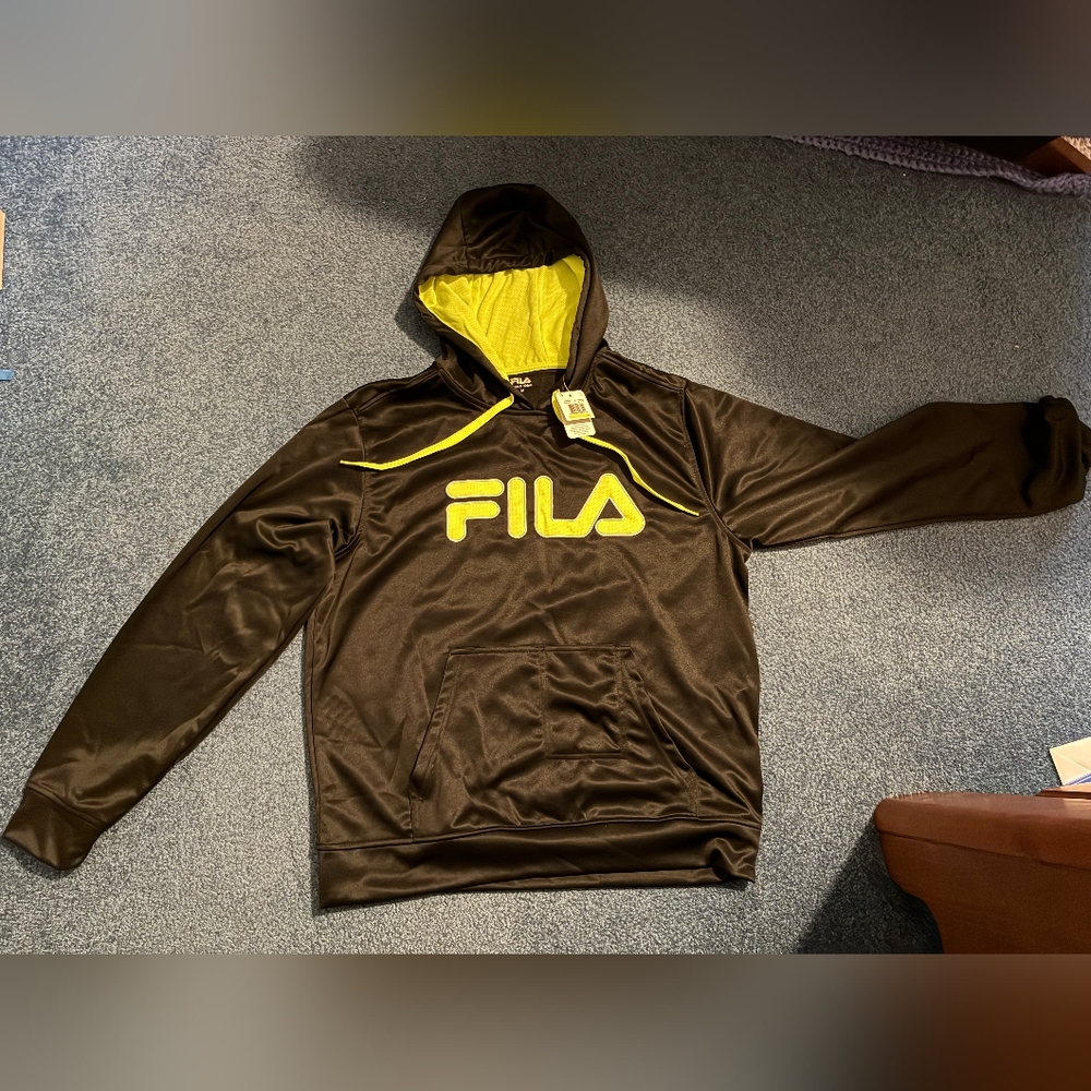 Fila Tech Mens Performance Hoodie Medium NWT